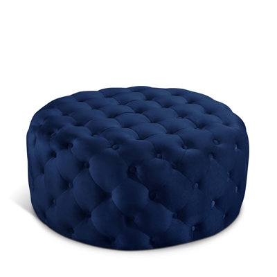 Plattsburgh Velvet Ottoman
