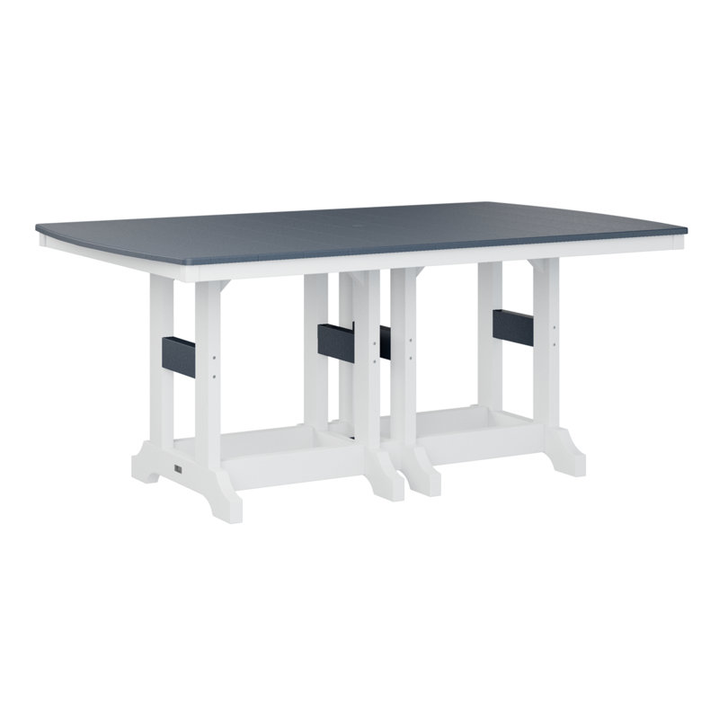 Table de salle à manger rectangulaire à hauteur de comptoir Berlin Gardens Garden Classic, Marine