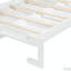 Lit escamotable moderne pliant sur le côté avec motif imprimé tendance, éclairage DEL sous le lit et prise USB intégrée - conception peu encombrante-1121510084-1121510087