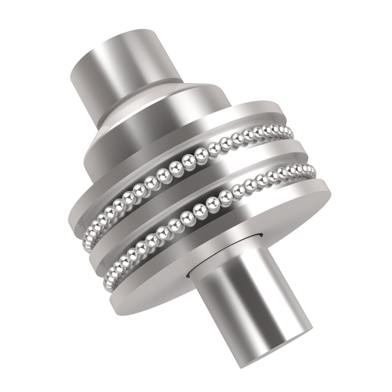 1 3/4" Novelty Knob, Satin Chrome
