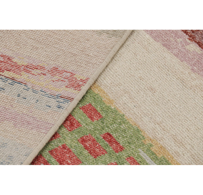 Distressed Homage Abstract Area Rug, Rectangle 10' x 14'