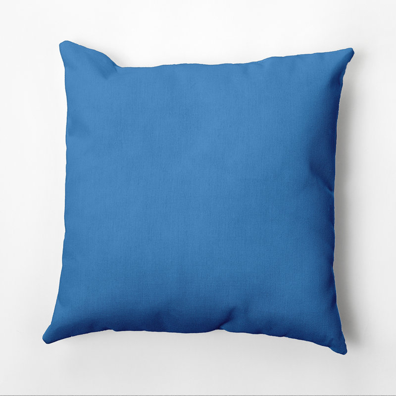 Georgia Reversible Throw Pillow, 18" x 18", Cerulean Blue