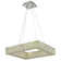Gaven 4 - Light Chrome LED Square/Rectangle Pendant