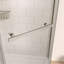 Porte de douche pivotante, avec verre trempé 1/4 po, cabine de douche néo-angle sans cadre 34,75 po x 72 po-125952049
