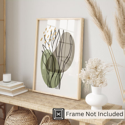 «Botanical Marine Botanical Bohemian», reproduction d'art non encadrée