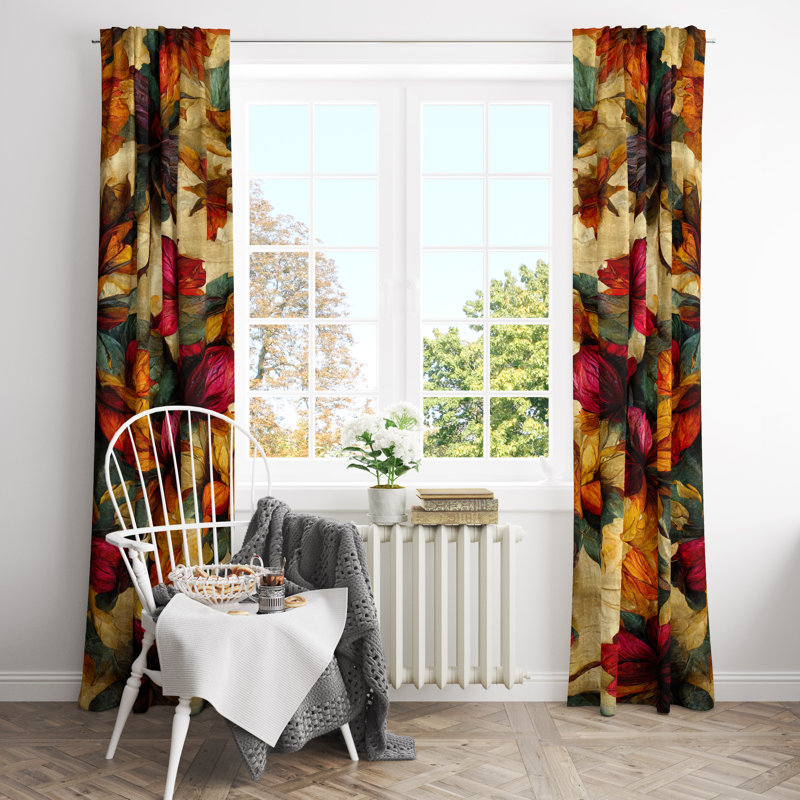 Semi Sheer Curtain Pair, 40" W x 82" L