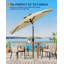 Parasol de patio 9 pi, 8 baleines robustes-1535249371