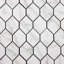 Carreau de mosaïque en verre nid d'abeille 4 po x 5 po Tuscan Design-40470125