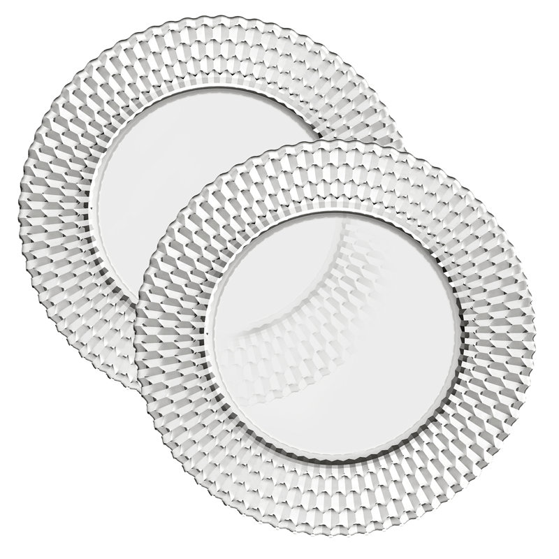 Villeroy & Boch Boston 12.5" Crystal Dinner Plate, Clear