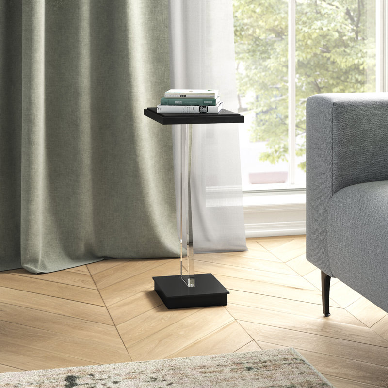 Bethane Glass Top End Table