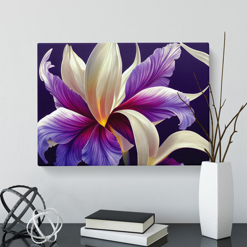 Enticing Flower - Wrapped Canvas, 40cm H x 60cm W x 3cm D