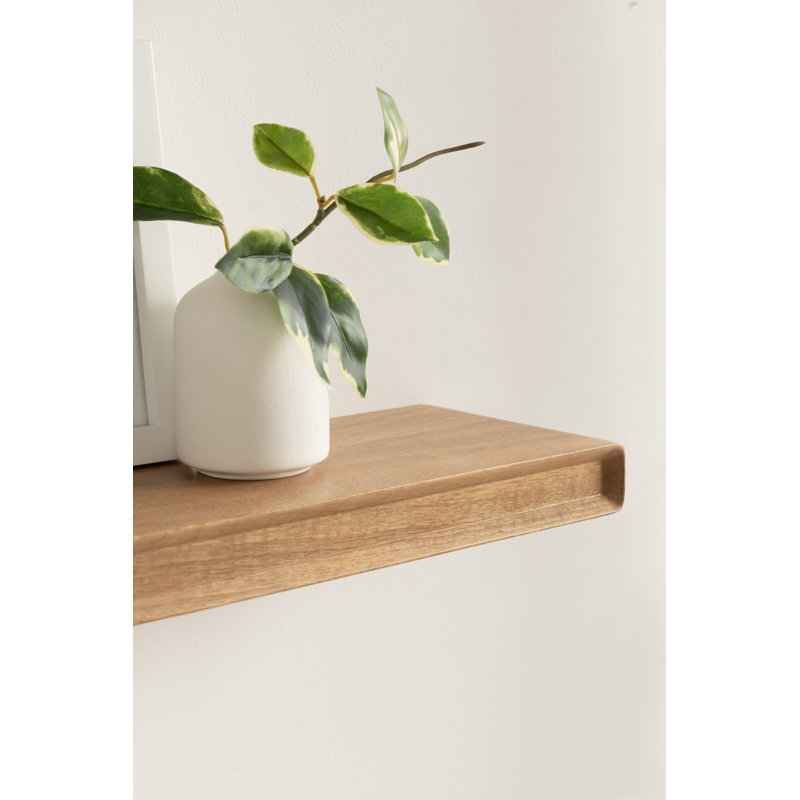 Rohan Modern Two-Piece Floating Wall Shelf Set for Bathroom