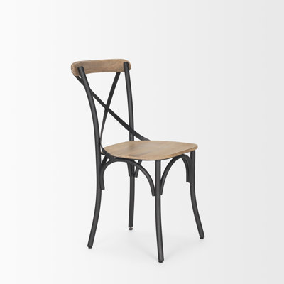 Tacony Solid Wood Cross back Side chair