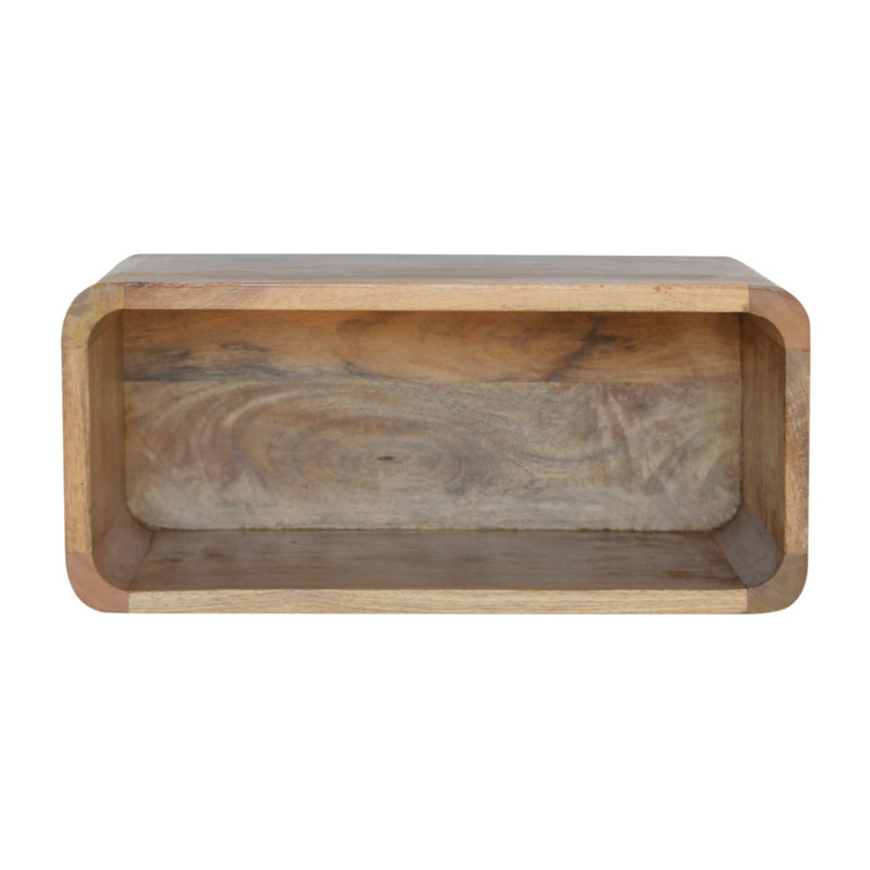 10.00cm W Solid Wood Bedside Table
