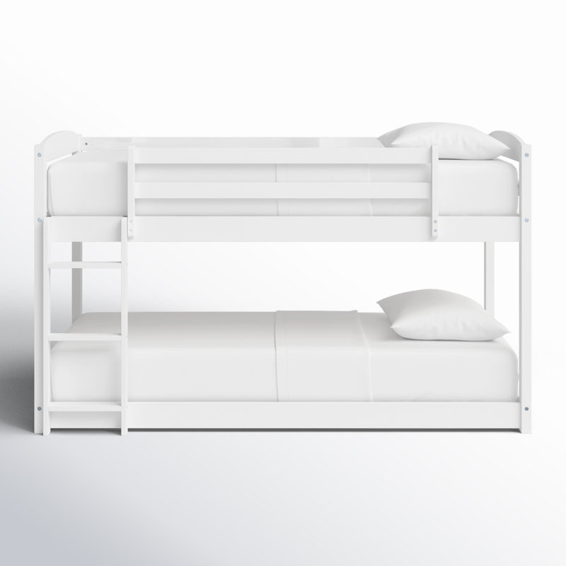Lit superposé simple au-dessus de simple Brodhead Kibby par Viv + Rae ™, Blanc
