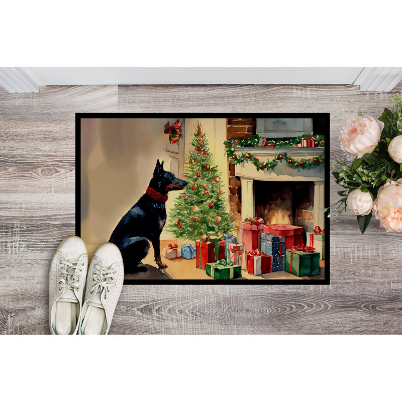 Jermel Non-Slip Christmas Doormat, 18" W x 27" L