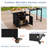 Versatile Outdoor Cabinet with Folding & Expandable Work Surfaces, Ample Storage Space, and Lockable Wheels
