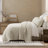 Stonewashed 100% Natural Cotton Waffle Quilt Set-119236245-119236246
