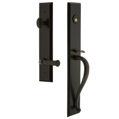 Fifth Avenue Handleset with Deadbolt and Georgetown Door