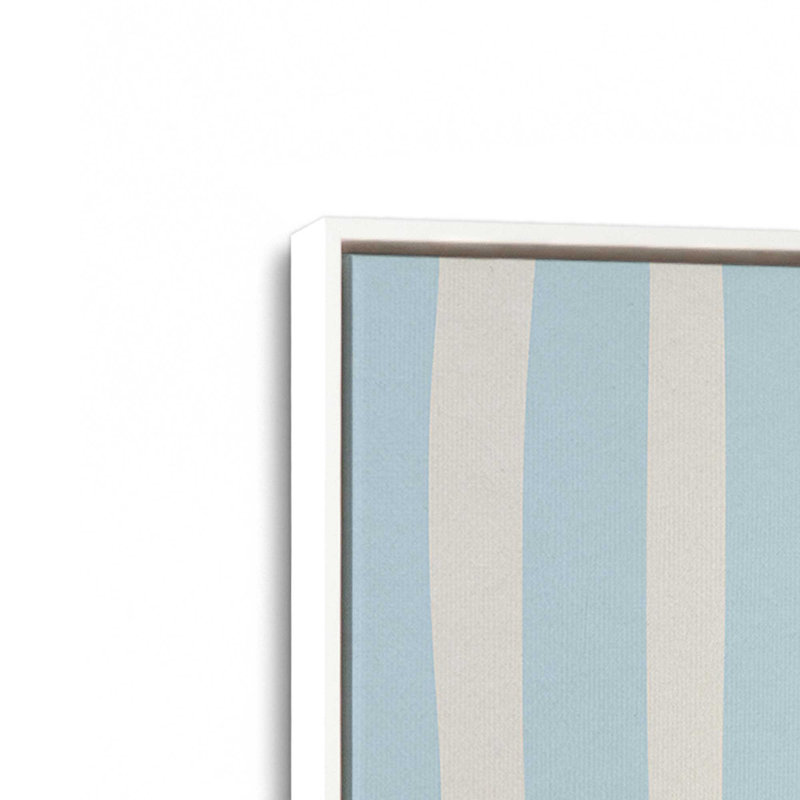 «Happy Tea Time», ensemble de 2 impressions, 12 po x 8 po, Toile avec cadre, Blanc opaque