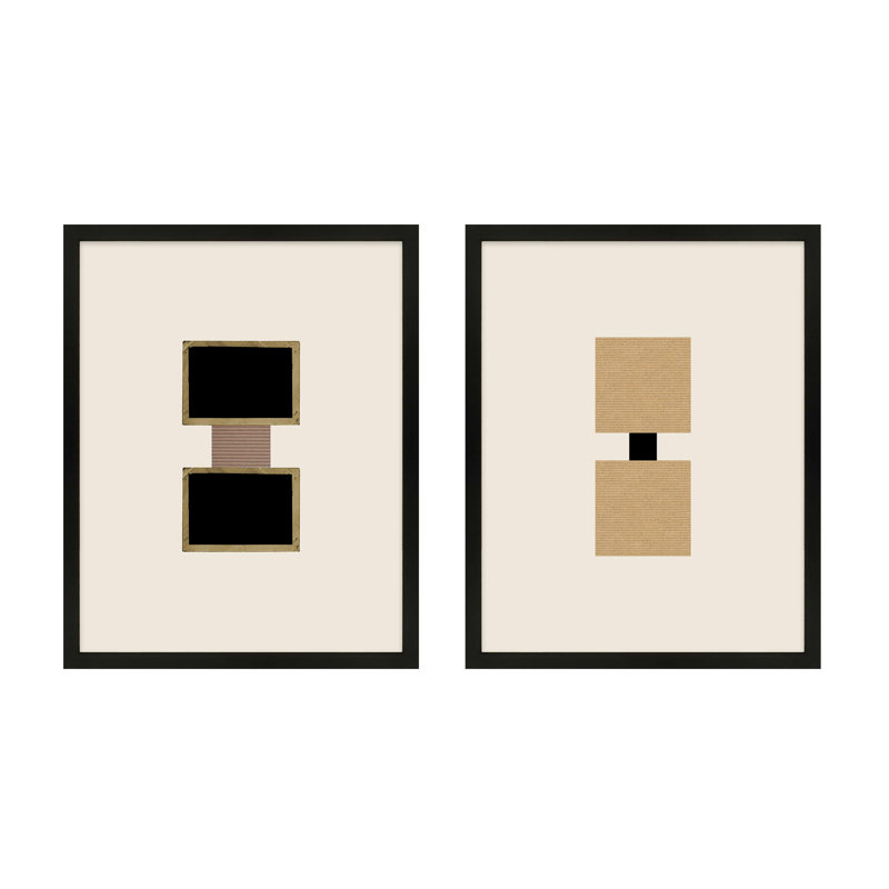 Column Print by Eleni Psyllaki For Paradissi Digital Art, 38" H x 30" W  x 1.25" D, Black Framed