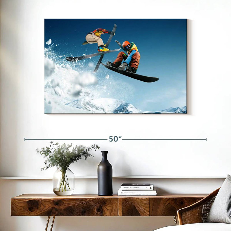 Ski et planche à neige, H 26 po x l 39 po
