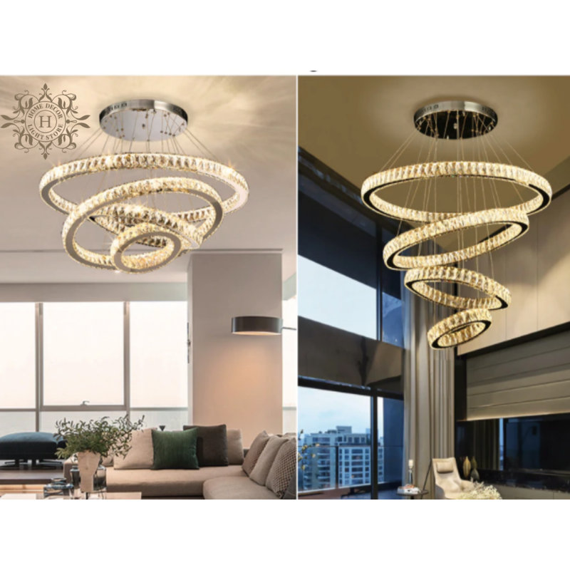 Roark 20 - Light Crystal LED Chandelier