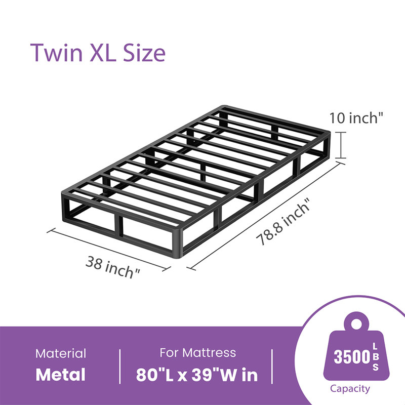10 in. Box Spring, Extra-long Twin