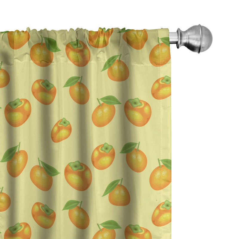 Rideaux 4 panneaux East Urban Home, L 56 po x L 84 po