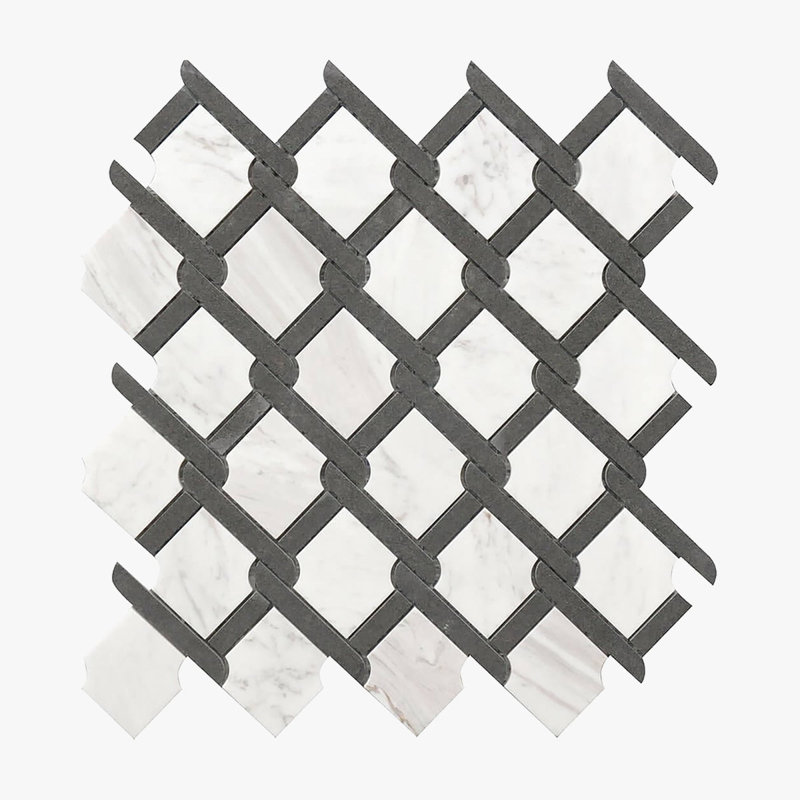 Rockart 12'' W x 12'' L Marble Singular Tile
