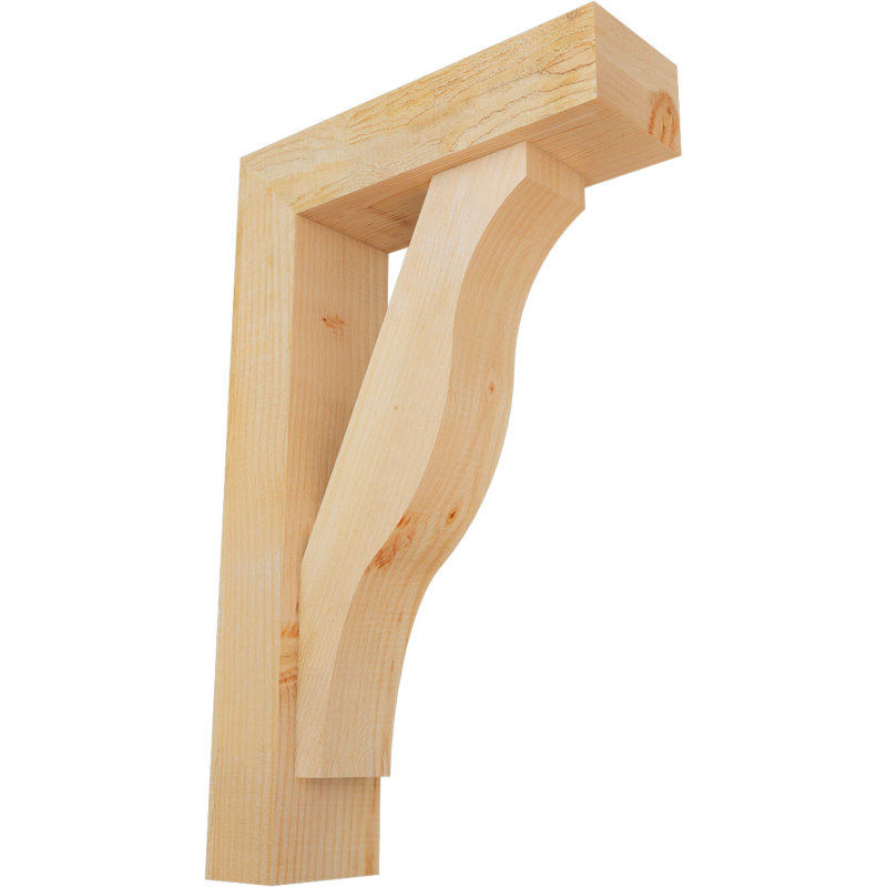 Support Funston Block avec support décalé, 32 x 20, Sapin Douglas de l 6 po (scié brut)