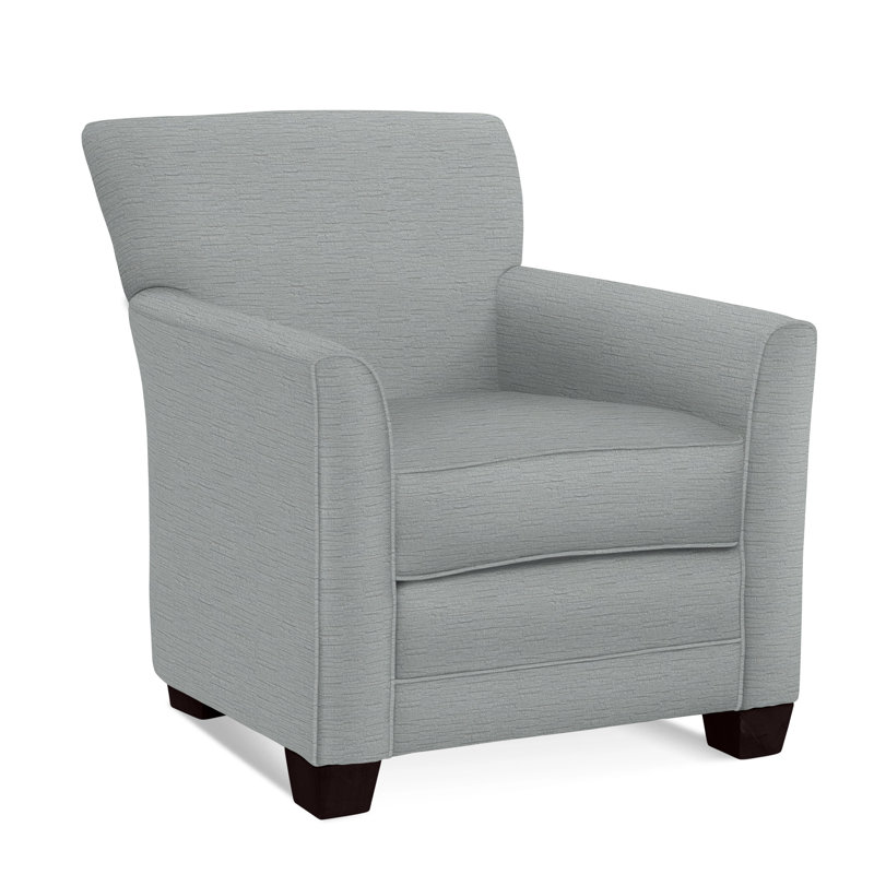 Buckley Armchair, Java Finish, Elite Ivory; 0321-91