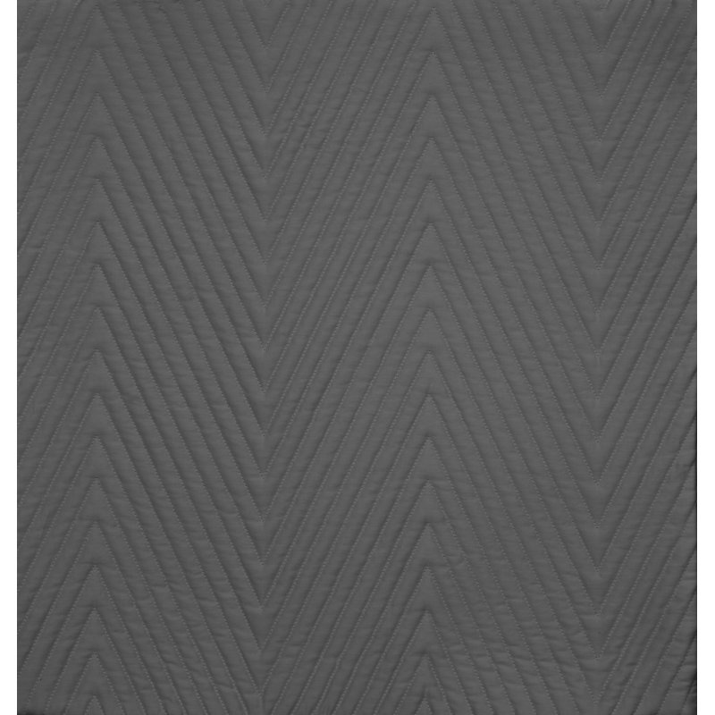 Letizia Coverlet, King Coverlet, Lead Gray