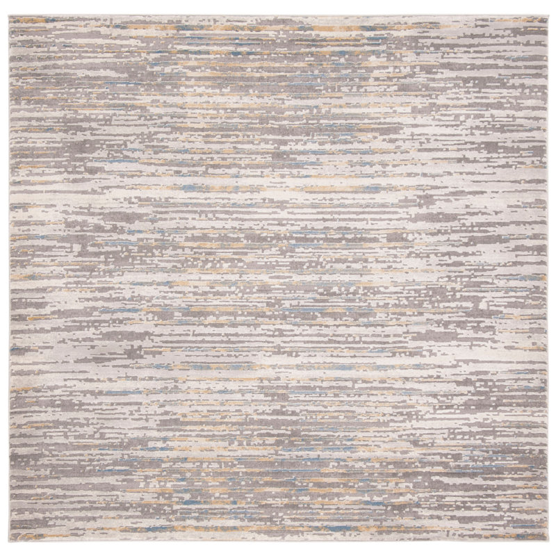 Daniel Performance Abstract Rug, Square 6'7"