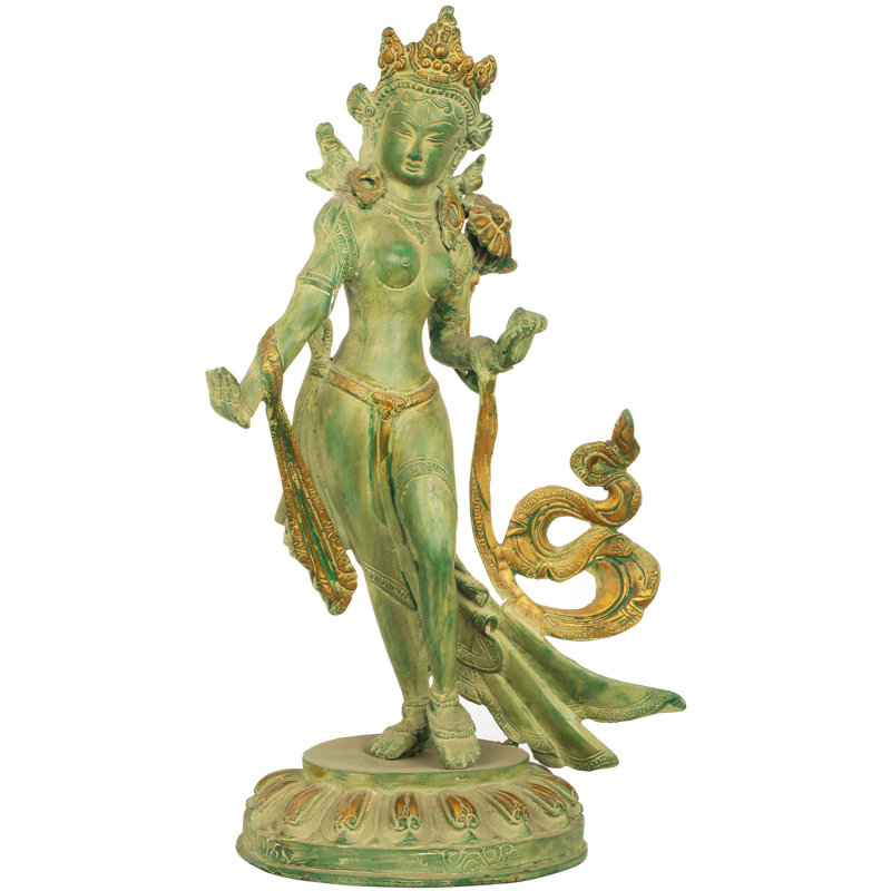 Figurine Tara debout (divinité bouddhiste tibétaine)