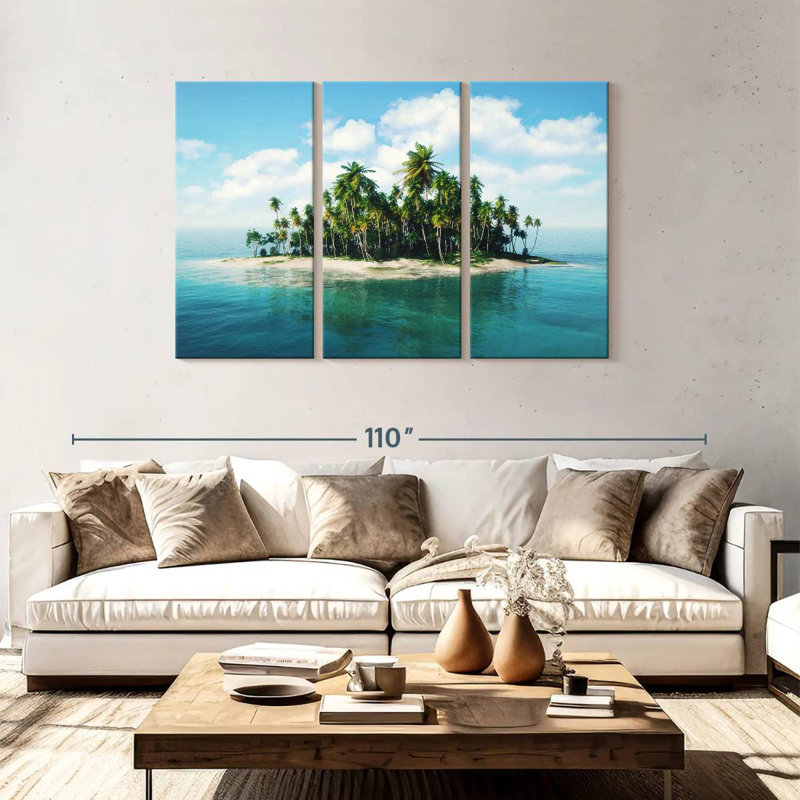 Gillard Ocean Island, H 48 po x l 74 po