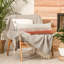 Coussin lombaire décoratif surdimensionné à très grand franges 100% coton Contemporary-636932946-597759240