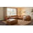 Fernagh Top Grain Leather Corner Sectional with Ottoman Saddle-338772866