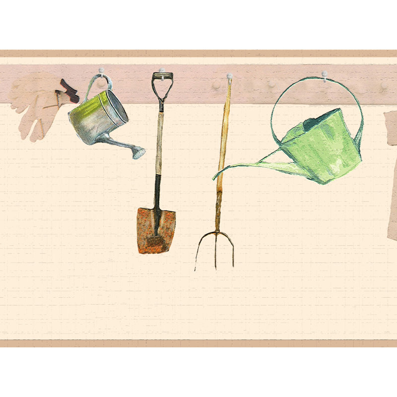 Bordure de papier peint à peindre L 15 pi x l 7 po Garden Tools