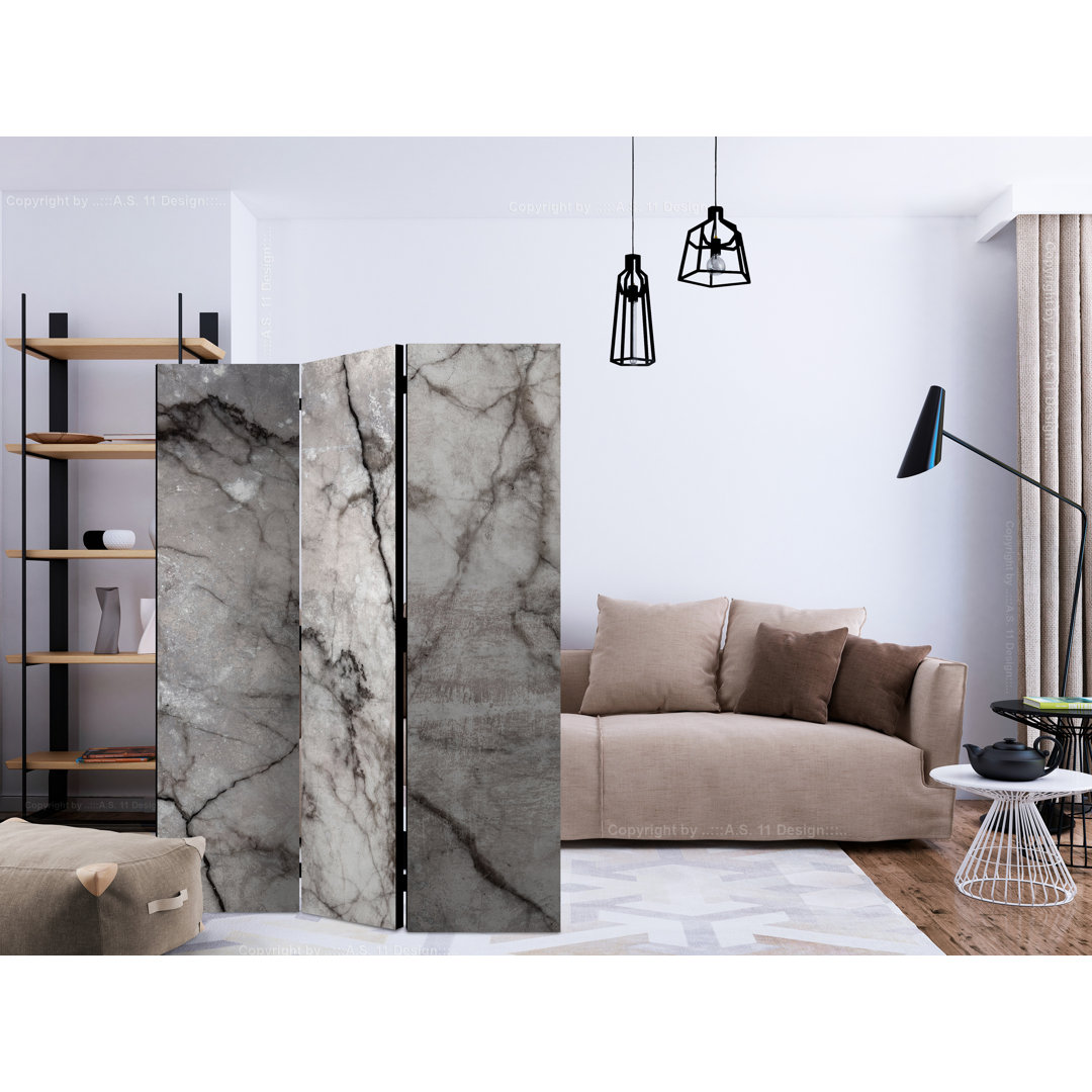 Paravent Grey Marble mit 3 Paneelen