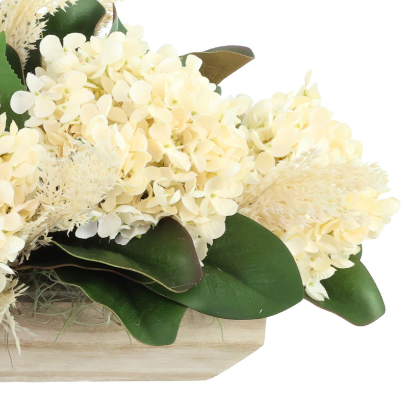 Polysilk Arrangement, Crème, H 14 po x l 32 po
