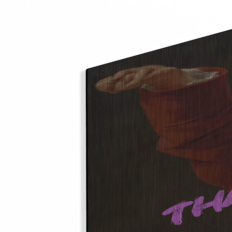 Art mural en métal Winston Porter «Thats Was not A Yawn» par Andreas Magnusson, H 36 po x l 24 po