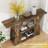 Farmhouse 54" Wooden Console Table，narrow Entryway Table Sofa Table-1929828702