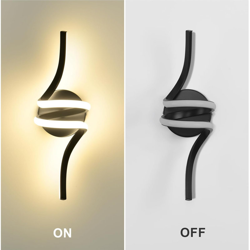Wall lamp indoor LED wall light modern: wall lamp for staircase hallway living room bedroom balcony design aluminum wall lighting - 7W warm white 3000K