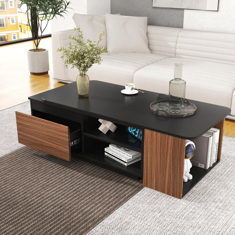 Extendable Wood Storage Table