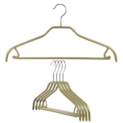 Cintre en métal antidérapant pour jupe / pantalons