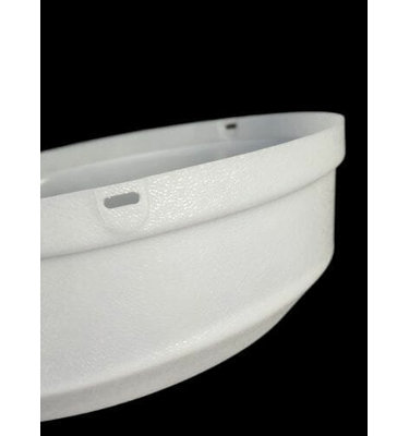 0206031A995C45B292BF8E68504AF397 | White Round Replacement Diffuser | 12-3/8" Diameter Opening | 10 1/8" Bottom | 4 " Deep