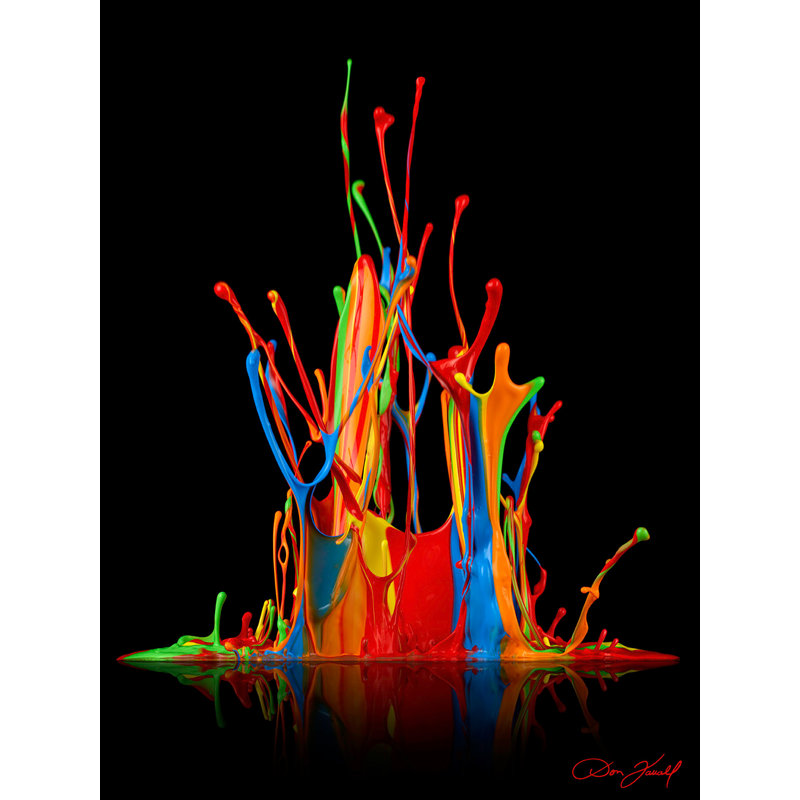 « victor » par don farrall, impression sur toile tendue, H 40 po x l 30 po x P 1,5 po