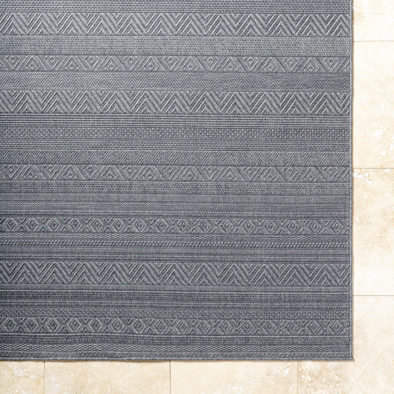 Corderra Striped Rug, Rectangle 6'7" x 9'