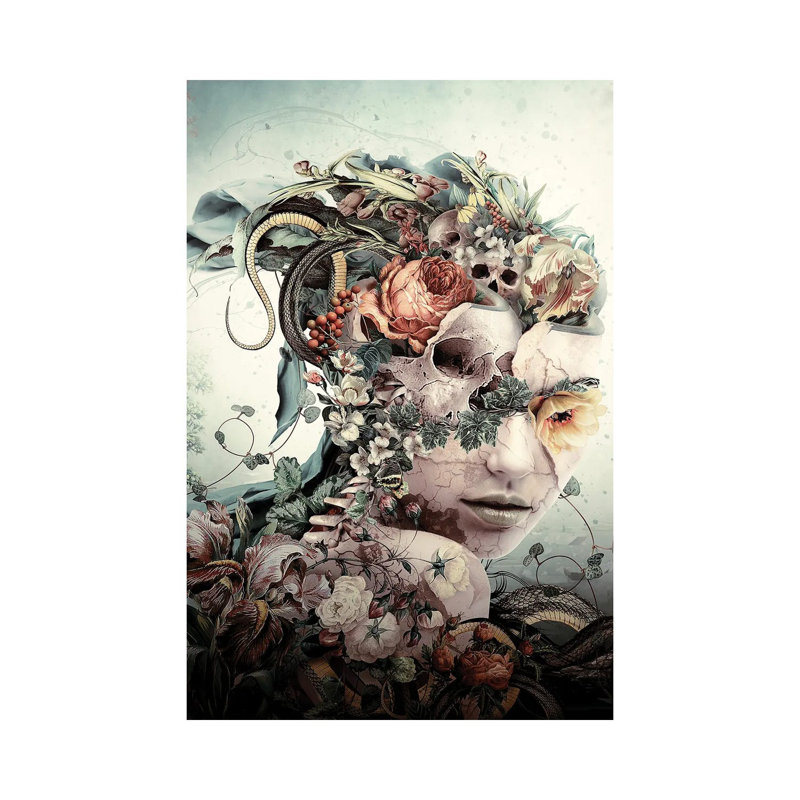 Fractured by Riza Peker - Print on Canvas, Wrapped Canvas, 30.48cm H x 20.32cm W x 1.91cm D
